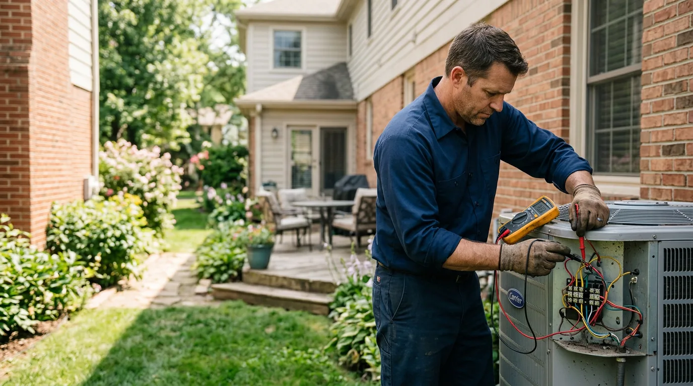 HVAC technician working near Claremont, CA